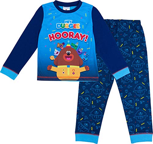 Hey Duggee Boys Pyjamas Squirrel Club PJs Ages 12 Months to 6 Years Old (4-5 Years) Blue