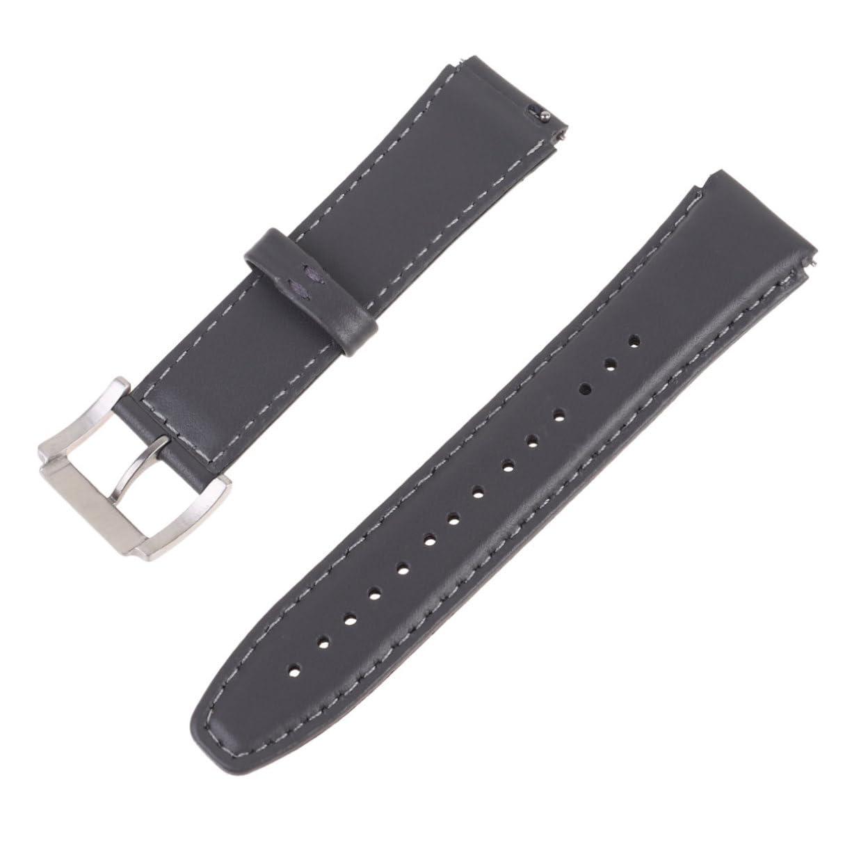 Gadpiparty Correa De Reloj De Cuero Genuino Repuesto De Correa De Muñeca Nobleza Mm Nueva Apariencia De Reloj 2 Uds