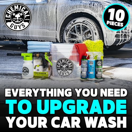 Chemical Guys 16-Piece Arsenal Builder Car Wash Kit with Foam Gun, Bucket, and 6 x 16 oz Car Care Chemicals - Works with Garden Hose for Cars, Trucks, SUVs, Motorcycles, and More - Image 4