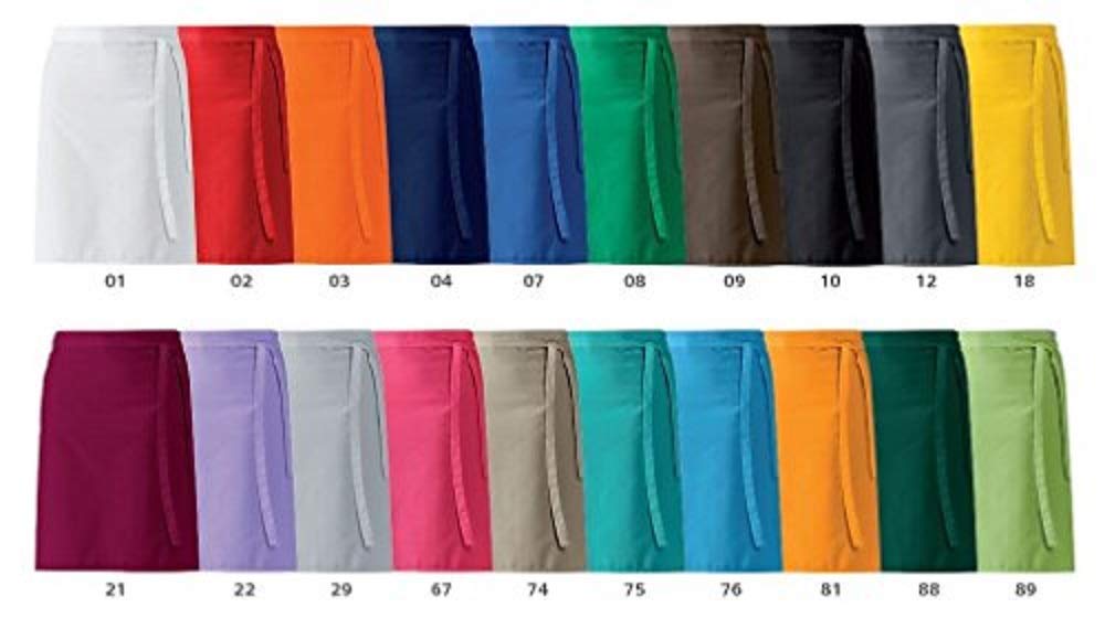 BICAP 10 Stück Vorbinder - Bäckerschürze - Schürze - 60 x 80 cm - 65% Polyester, 35% Baumwolle - Vorstecker Kellnerschürze Servierschürze