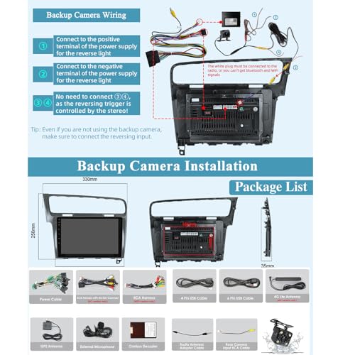 Radio de 10 pulgadas para VW MK7 Android con Carplay, GPS y cámara 7