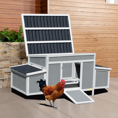Coziwow 0534 Durable Assembled Wooden 59 Inch L Outdoor Large Chicken Coop thumb #7