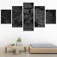 SIGNWIN 5 Panel Canvas Wall Art Organic Arrangement Modern Artwork for Home Decorations Ready to Hang - 60