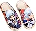 WANHONGYUE Gintama Anime Pantofole da Donna Uomo Morbido Peluche Ciabatte Scarpe da Casa Inverno Caldo Antiscivolo Slippers Indoor Outdoor