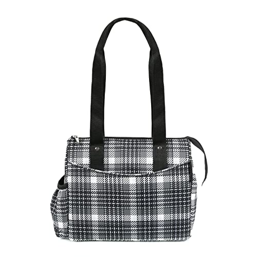 Arctic Zone Georgia Insulated Lunch Tote Bag for Women - Leak Proof Lunch Box Insulated Cooler Tote Bag - Glen Plaid