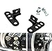 Adjustable 1 + 2 + 3 Rear Lowering Link Kit Sportster 883 + Sportster 1200 Motorcycle Drop Links Fits for Harley motobike (Black)