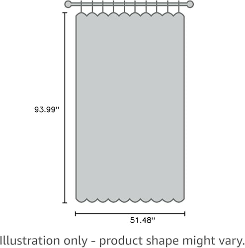 Miniatura 7 de Cortinas opacas para sala de estar, diseño de línea ondulada con puntos, estampado plateado, reducción de ruido, aislamiento térmico, anillo sólido