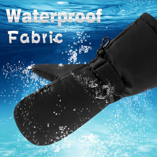 Image of BAVST Winter Kids Waterproof Gloves for Boys Girls Snow Ski Toddler Baby Mittens Outdoor for Infant Teens 1-5T