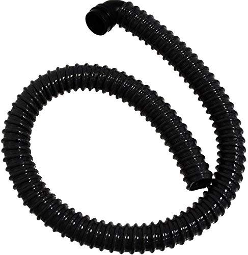 Tuyau de raccordement de gaz Brunner avec embout coudé pour types A, D, F, 300