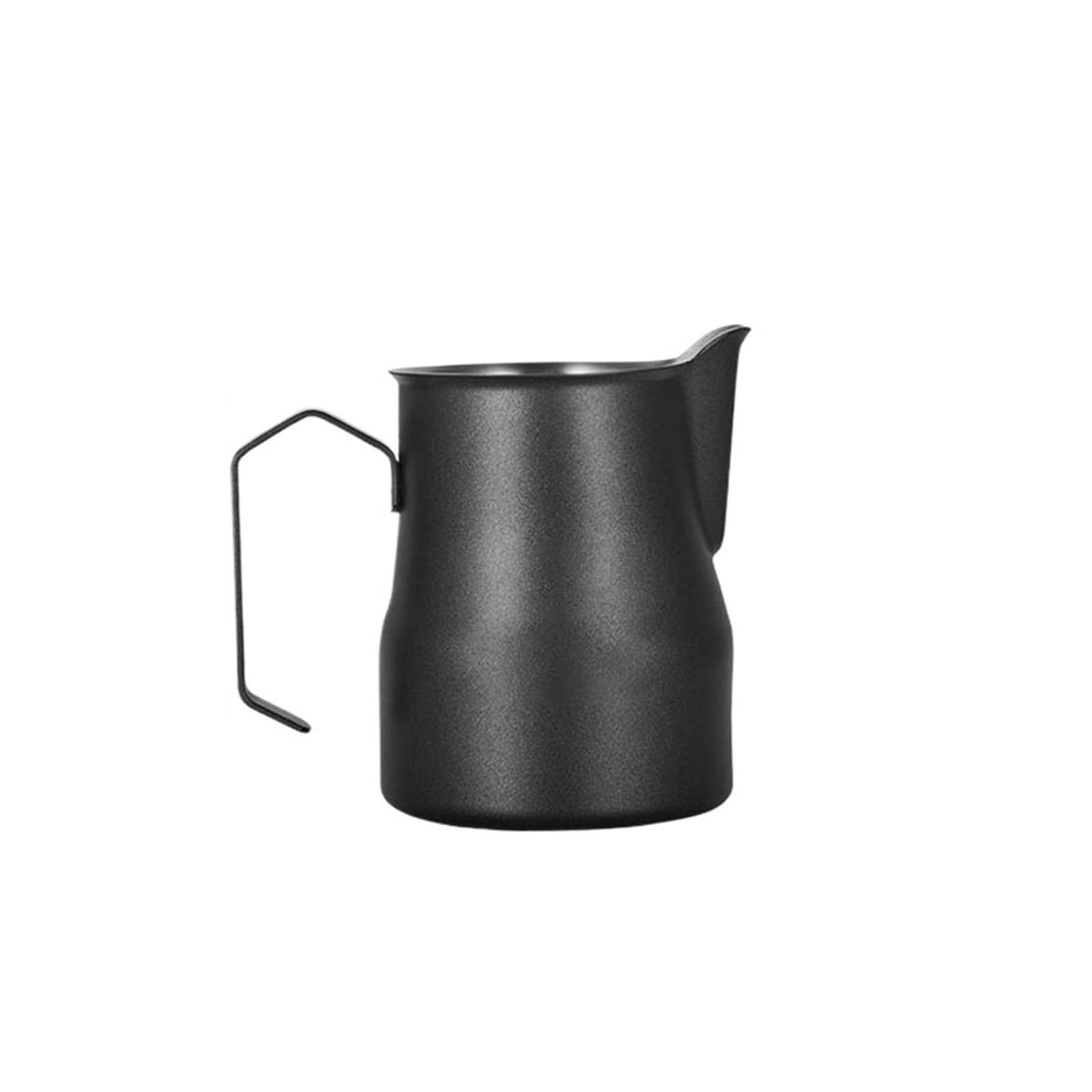 Jarra de café acero inoxidable 350ml/500ml, taza for espumar leche, máquina for hacer crema, Espresso, Latte, jarra artística, tazas herramientas(500ML Black)