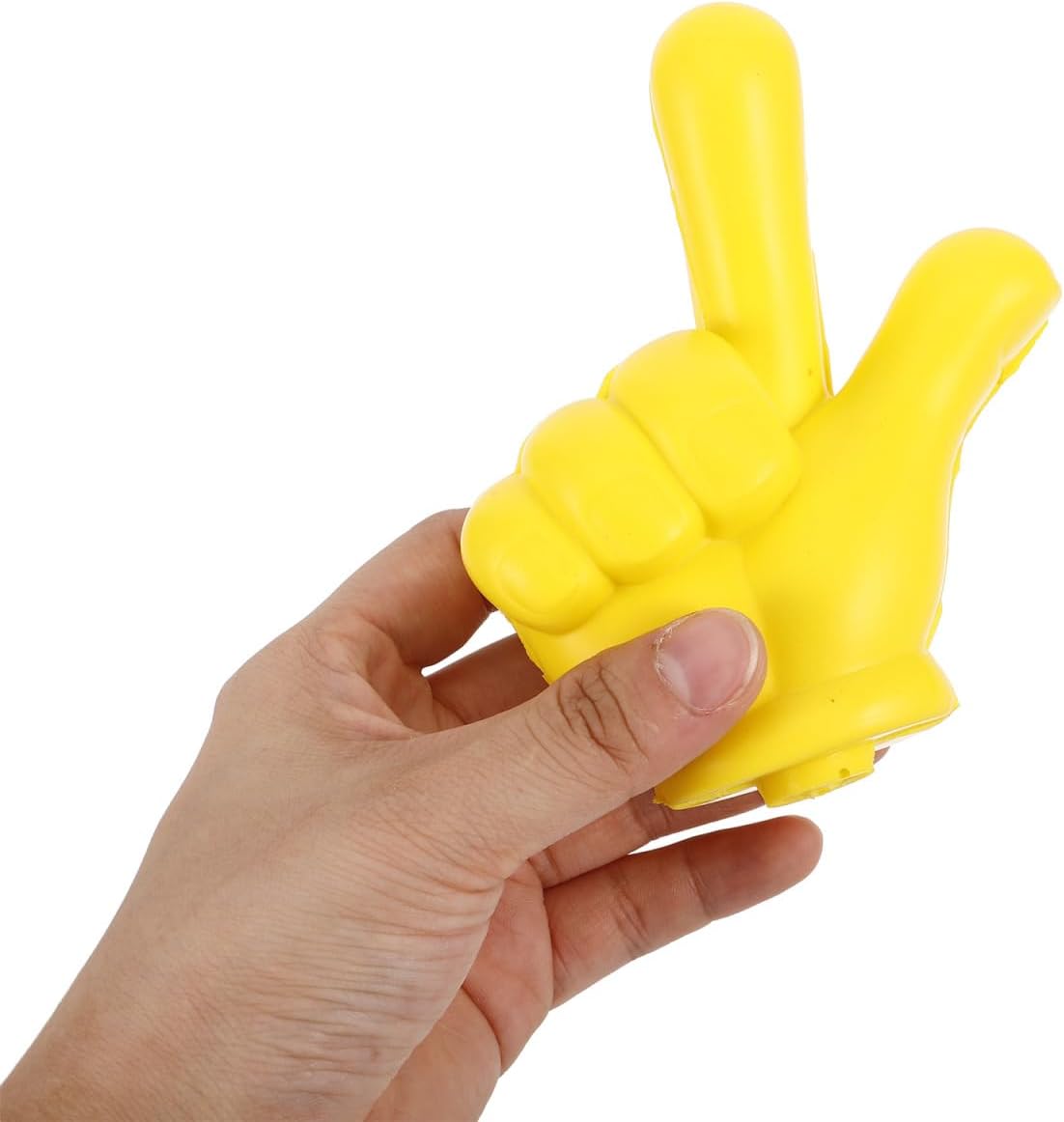 Finger Antenna Topper Ball Yellow Car Antenna Ball Creative Exterior Decoration Durable Automotive Ornament Universal Fit Easy Installation for Car Roof