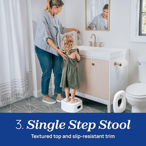 Image of Chicco 3-in-1 Potty Training System, Toddler Training Potty, Toilet Topper, Step Stool, Easy-Clean, Anti-Slip Base, Adjustable Spray Shield