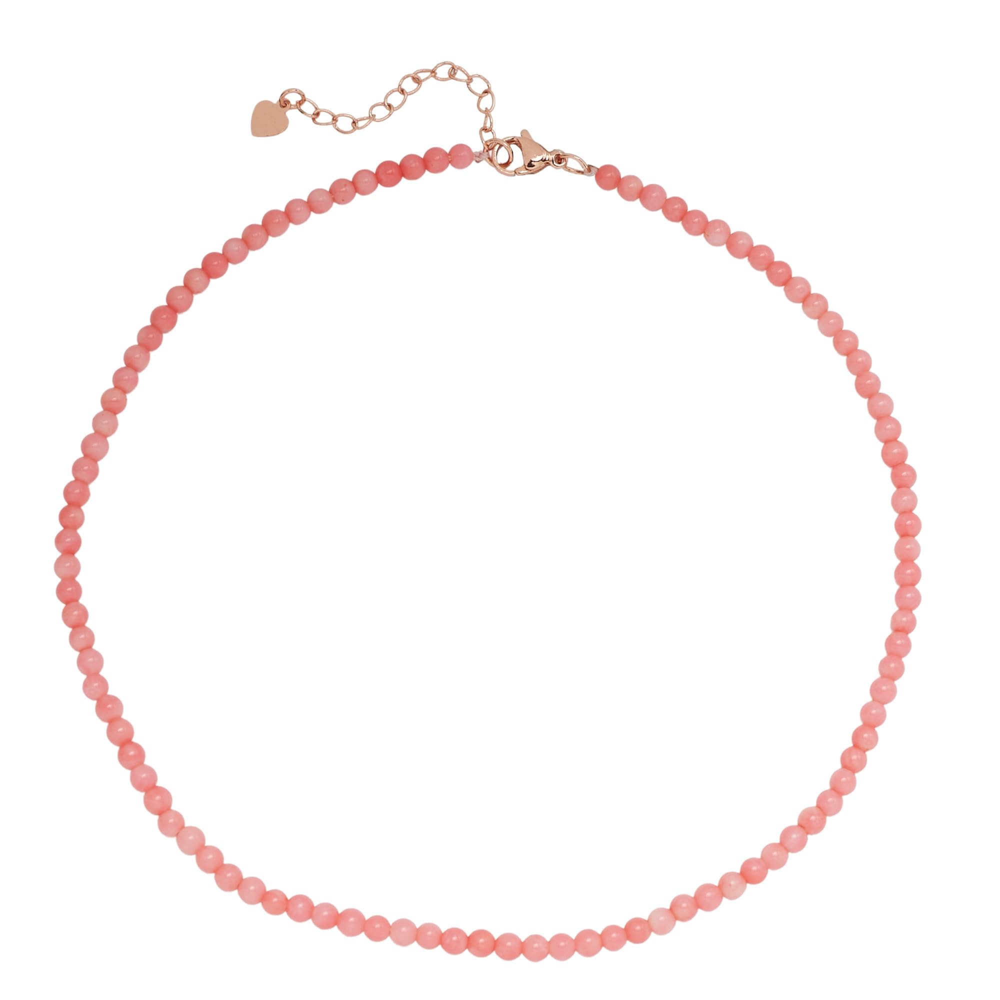 Collar Gargantilla con Cuentas de Piedras Preciosas Naturales de 4mm para Mujeres y Niñas, Collar de Sanación Chakra, Collar de Capas Apilables