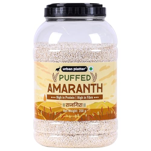 Image of Urban Platter Puffed Amaranth, 350g (Rajgira | High in Protein & Fibre | Healthy Puffed Snack | Gluten-Free)