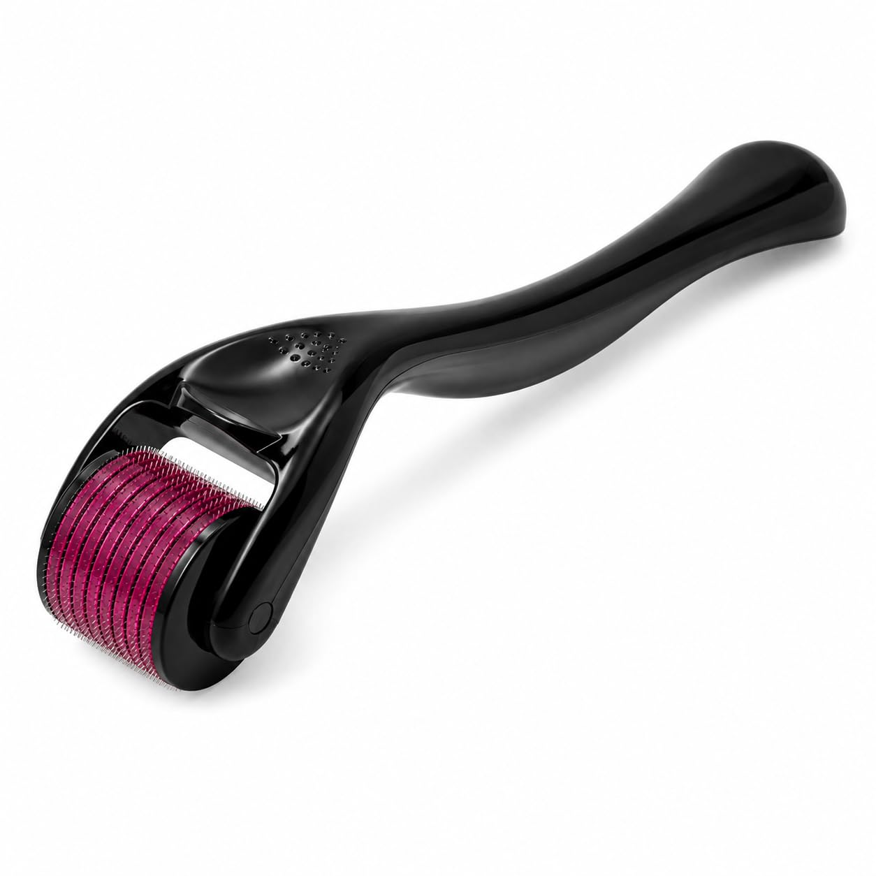 Derma Roller 540 Titanium Microneedles 0.5mm for Hair Growth, Beard Growth & Skin Care | Microneedling Roller for Men & Women | Scalp, Face & Beard Roller - Black-image-45