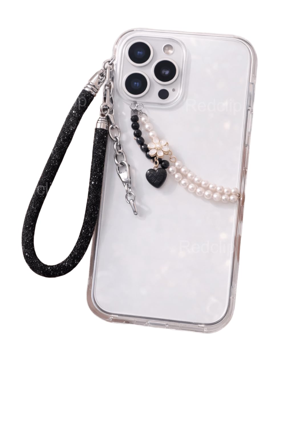 Phone Charm Wrist Strap for Mobile – Premium Crystal Diamond Beaded Hand Strap | Anti-Drop Short Lanyard with Metal Hook | Stylish Mobile Keychain Accessory for Women, Girls, Keys, Wallet & ID Holder-image-10