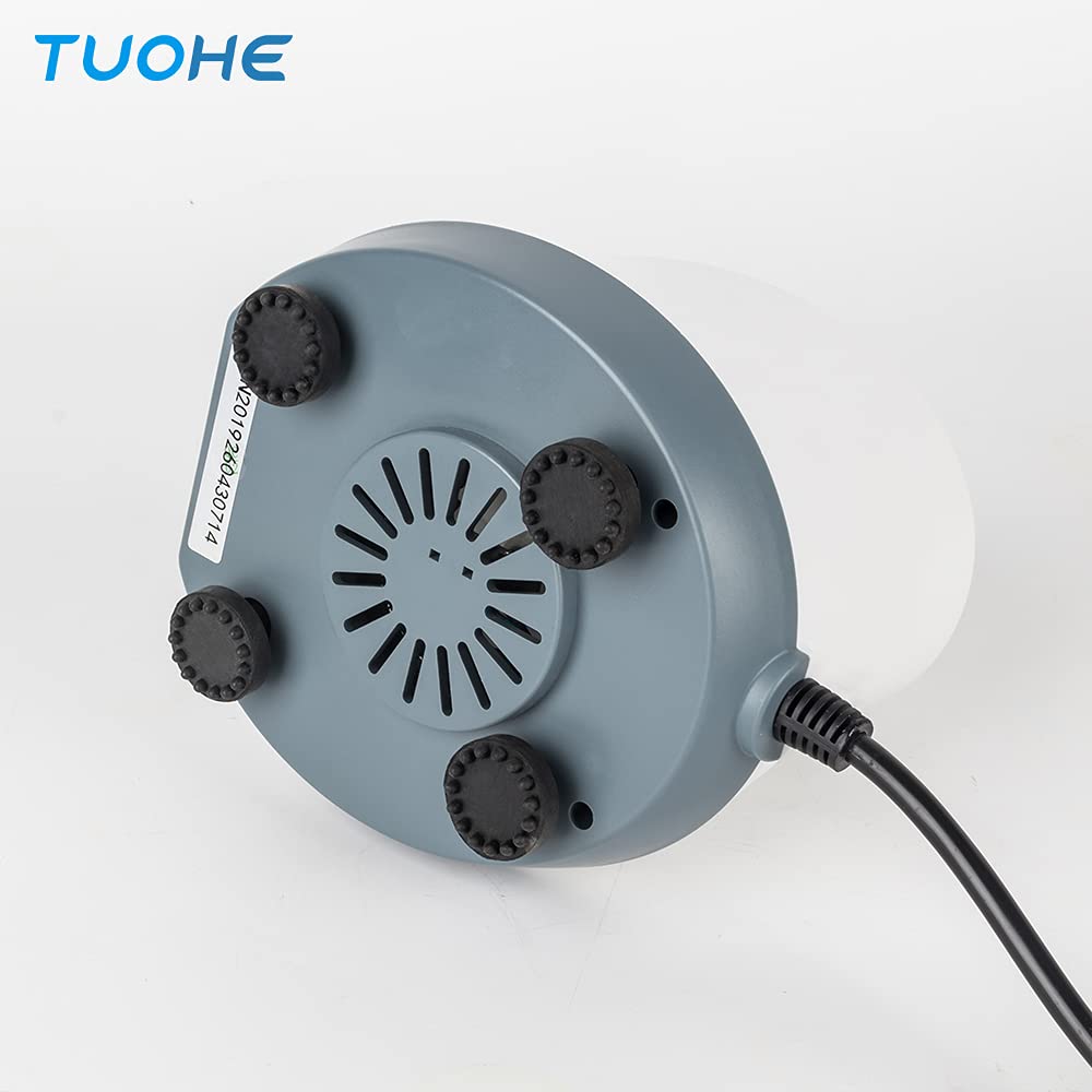 TUOHE-Lab Vortex Mixer,Adjustable Speed 0-2500rpm, Mix 89 Samples，Orbital Diameter 3mm, 50/60Hz 110v,Touch and Continuous Modes,Benchtop for Clinic Classroom Lab