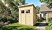 Alpholz Gerätehaus Mollie 191x139 cm Fichtenholz 14 mm Wandstärke Pultdach Gartenschuppen mit Montagematerial