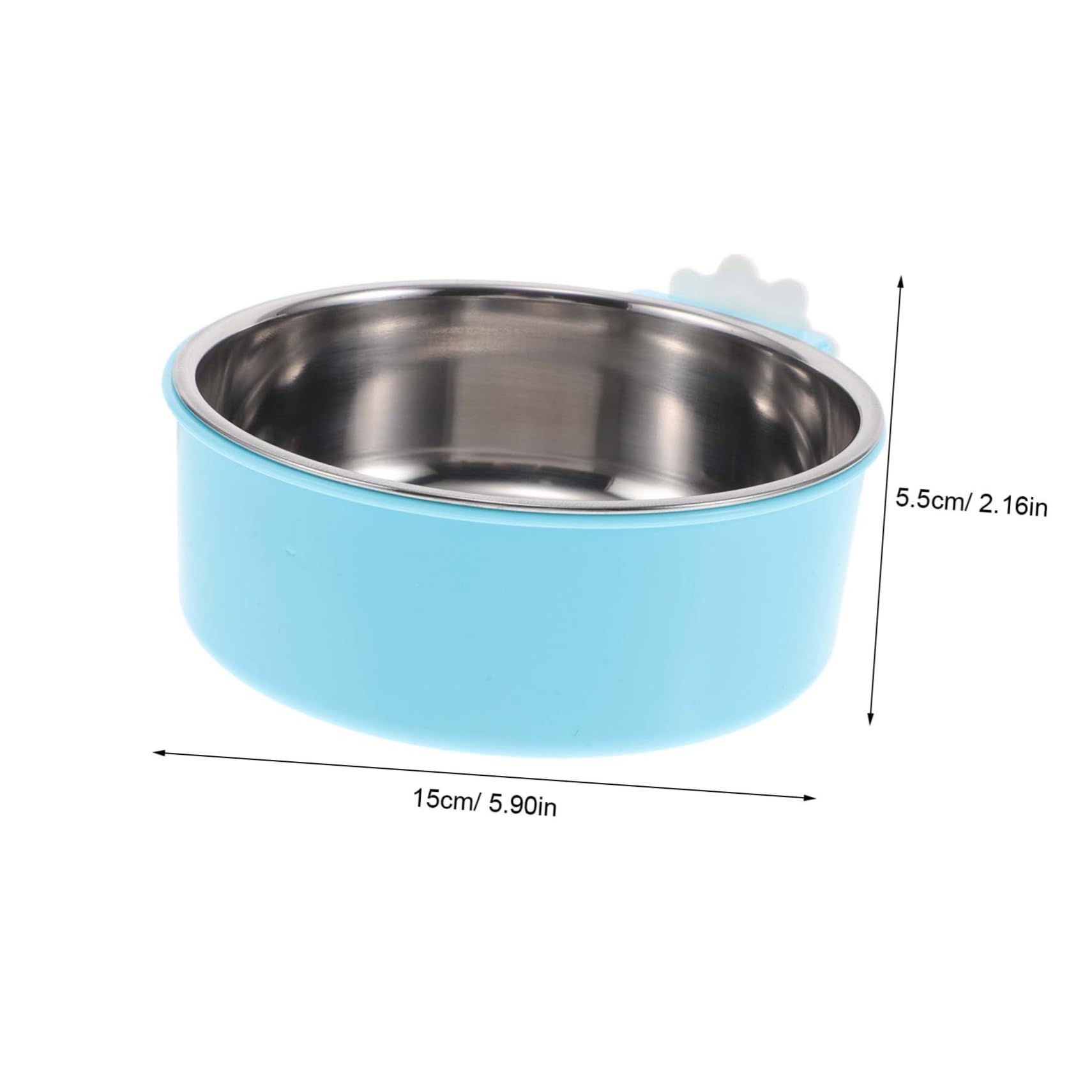 GRIRIW Portable Dog Water Bottle Leakproof Pet Drinking Container with Rack Design for Travel Hiking Camping Blue