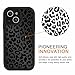 lioscre Cute Cheetah Print Phone Case for iPhone 14 Case 6.1