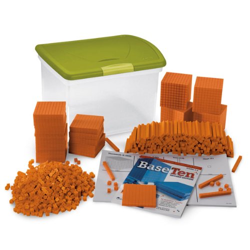 Nasco TB17959T Super Classroom Base 10 Set, Storage Container, 1,335