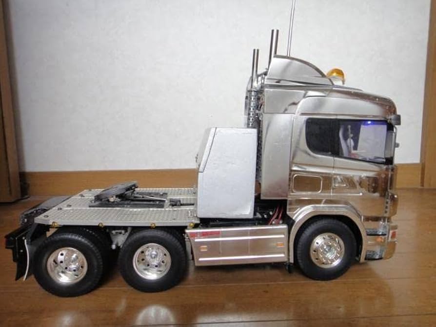 1/14 タミヤ スカニア R470 改 → R620 メッキボディ マルチ付