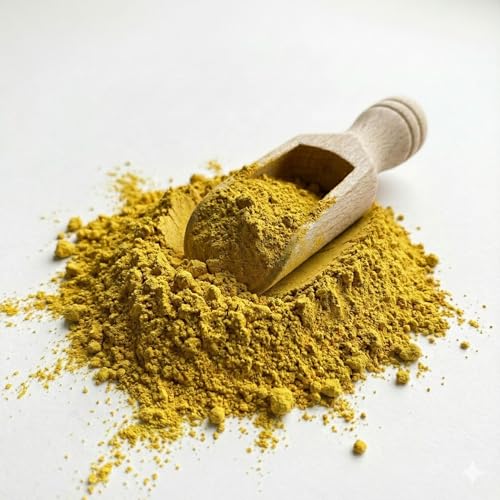 Image of Iron Oxide Pigment Powder Concrete Dye Colors | Vibrant Yellow Powdered Pigments for Cement, Mortar, Bricks, Tiles, Paint, Plaster & DIY Projects (100 gm, Pack of 1)