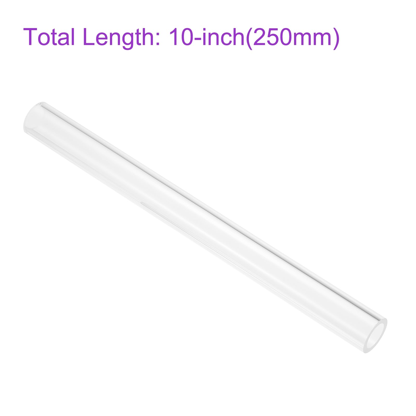 DMiotech - 3 Tuyaux Plastique Rigide Transparent 15x16mm - Tube Polycarbonate 15cm Pour Aquarium, Plomberie, DIY