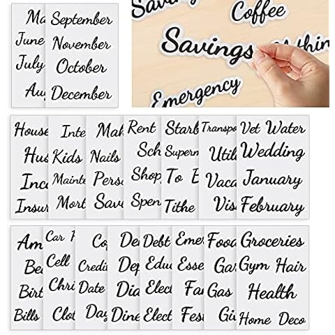 Daisy Cash Envelope Binder Bundle with 80 Budget Stickers - Transparent Binder Set with 12 A6 Zipper Binder Pockets, Expense Tracker & Label Stickers, Personal Finance Organizer for Cash and Coupons Cover