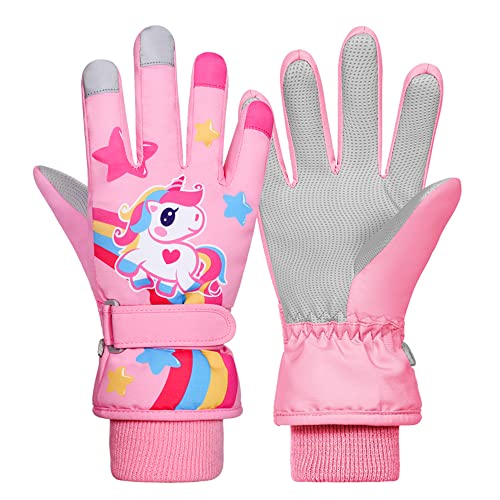 RIGWARL Damen Skihandschuhe – Wasserabweisend, Warm, Mit Handgelenkschlaufe – Für Ski, Snowboard & Winter