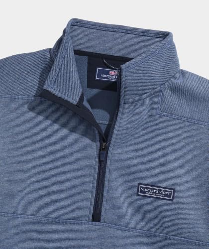 Image of vineyard vines Men's Mountain Sweater Fleece Quarter-zip