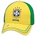 Brasil 2014 World Cup Yellow / Green Adjustable Buckle Hat / Cap