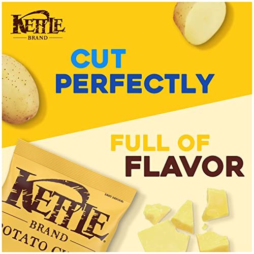 Image of Kettle Brand Potato Chips, White Cheddar Kettle Chips, 5 Oz