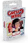 Hasbro Gaming Guess Who? Jeu de cartes pour les enfants Âges 5 et haut, 2 Jeu de devinage des joueurs