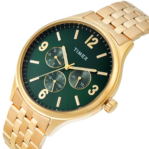 Image of TIMEX Analog Watch for Men with Round Dial & Water Resistant Man's Wrist Watches