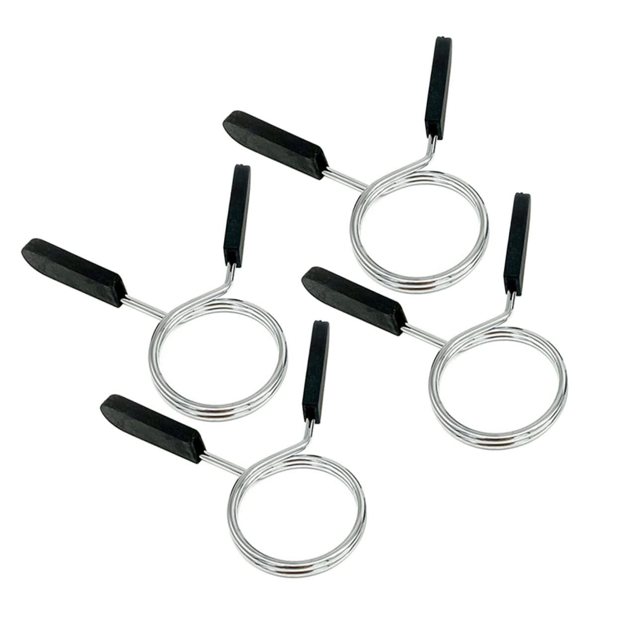 KOMBIUDA 5Pcs Portable Barbell Collars Wear Resistant Weight Clips for Secure Lifting Durable Design Fits Standard Bars for Gym Workouts and Strength Training