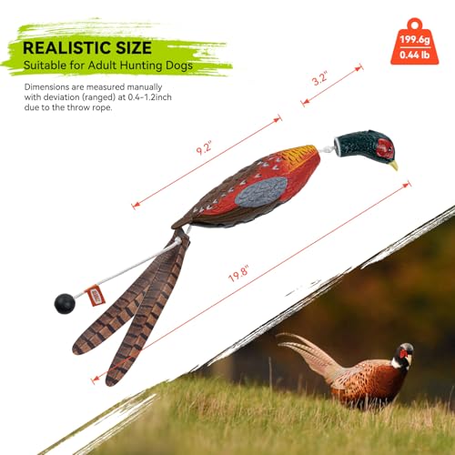 image for GearOZ Pheasant Dummy, Hunting Dog Retriever Training Pheasant Bumper 