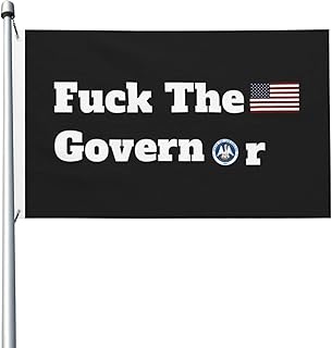 Fuck The Governor Of Louisiana 3x5 Ft Banner Outdoor Double-Sided Garden Patio Indoor Holiday Party Decoration 3by5