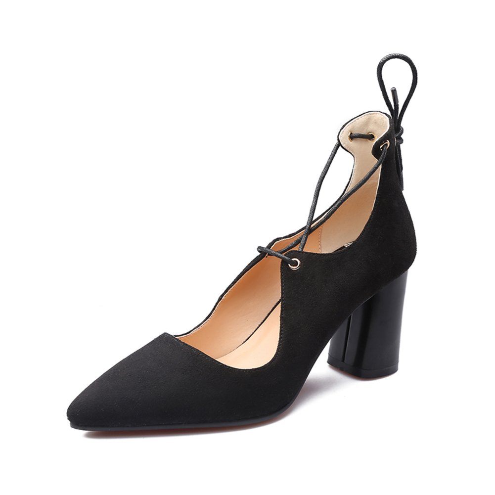 Chaussures à sangles croisées mode à semelle épaisse taille 35 de 22.3cm - 4