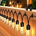 Outdoor String Lights Clips, Weatherproof Cable Hanger Hooks for Hanging Fairy Lights,...