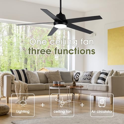 Amazon – 52" Ceiling Fan w/ Light & Remote - image 2
