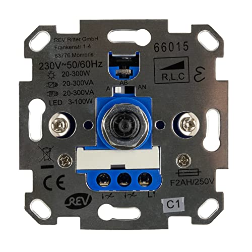 Preisvergleich Produktbild REV REV TECHNIK, Dimmer Universal Einsatz - Helligkeitsregler, silber