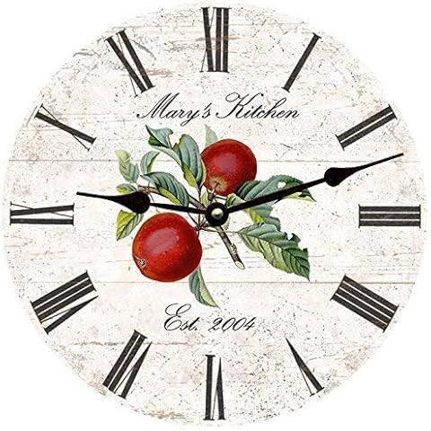 Personalized Apple Kitchen Clock Cover