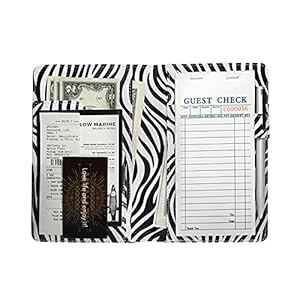 Zreal Zebra Servierbuch Kellnerbuch Restaurant