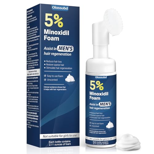 Image of Minoxidil 5% Foam for Men Hair Growth Foam Suitable