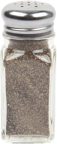 Miniatura 3 de Juego de 24 saleros y pimenteros de vidrio cuadrados clásicos de 2 onzas con tapas de hongos de acero inoxidable, juego de 24 - Salero y pimienta