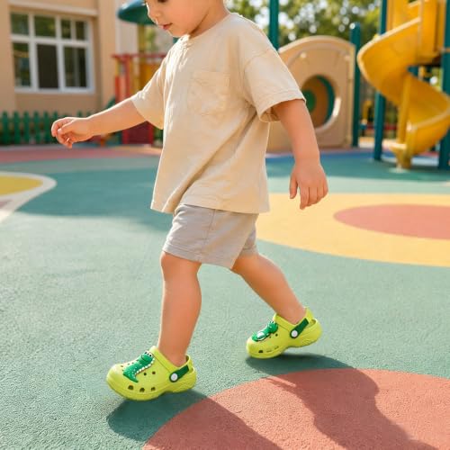 Image of Toddler Little Kids Clogs Slippers Sandals, Non-Slip Girls Boys Clogs Slide Lightweight Garden Shoes Slip-on Beach Pool Shower Slippers
