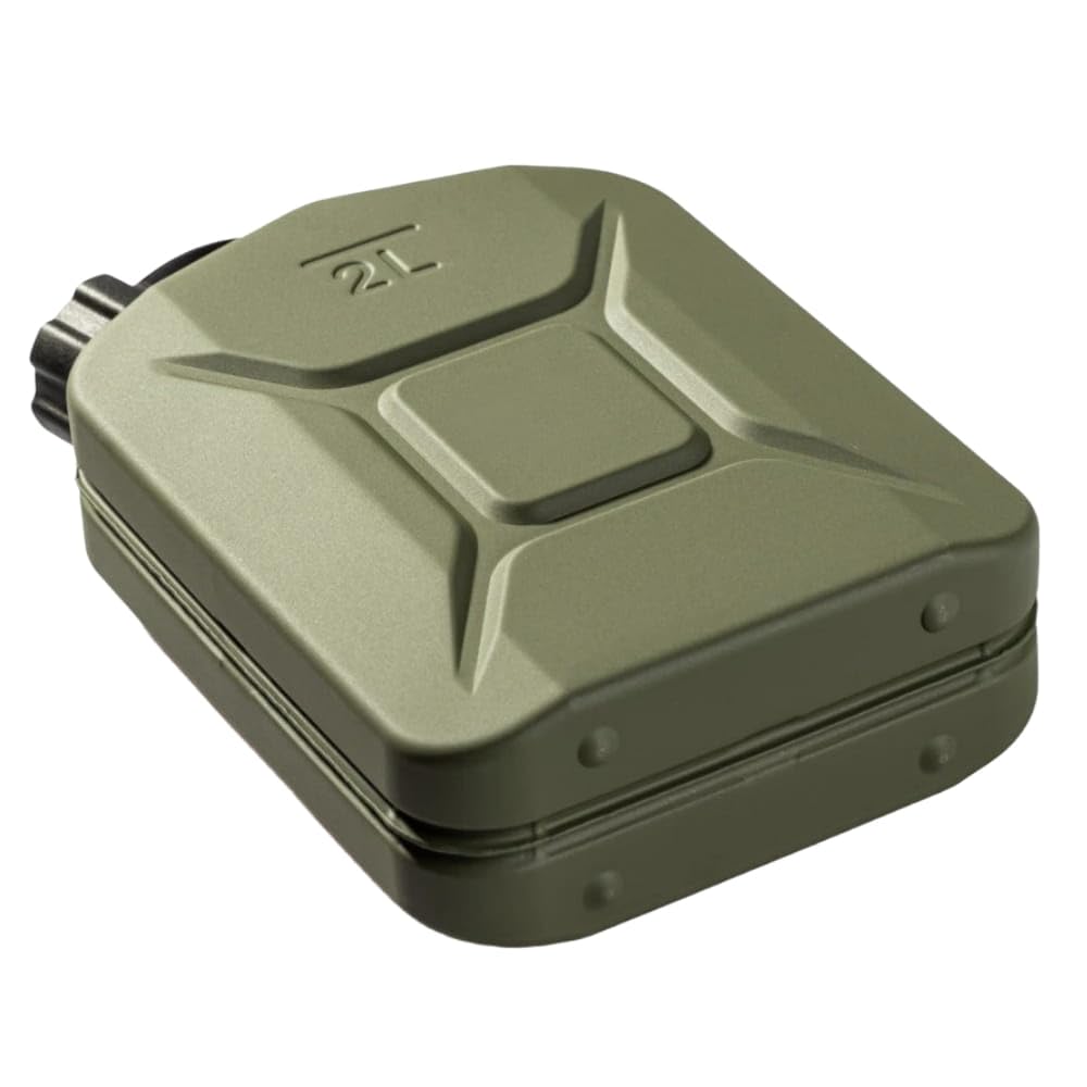 BW® Proper RAL 6031-F9 - Bidón de gasolina (5 x 2 L, color verde oliva, verde bronce, RAL 6031-F9)