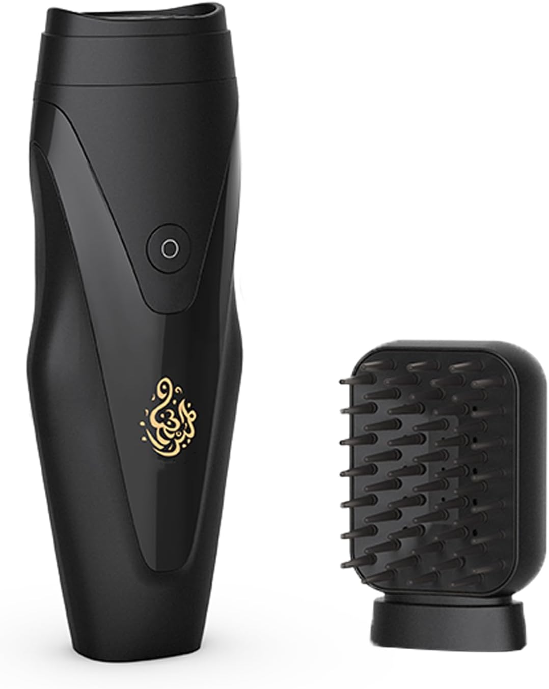 Rechargeable Arabian Electric Incense Burner, 2-in-1 Handheld Incense Comb, USB Electric Aroma Diffuser, Portable Fragrance Burner for Home, Travel, Muslim Ramadan Gift. (Black)