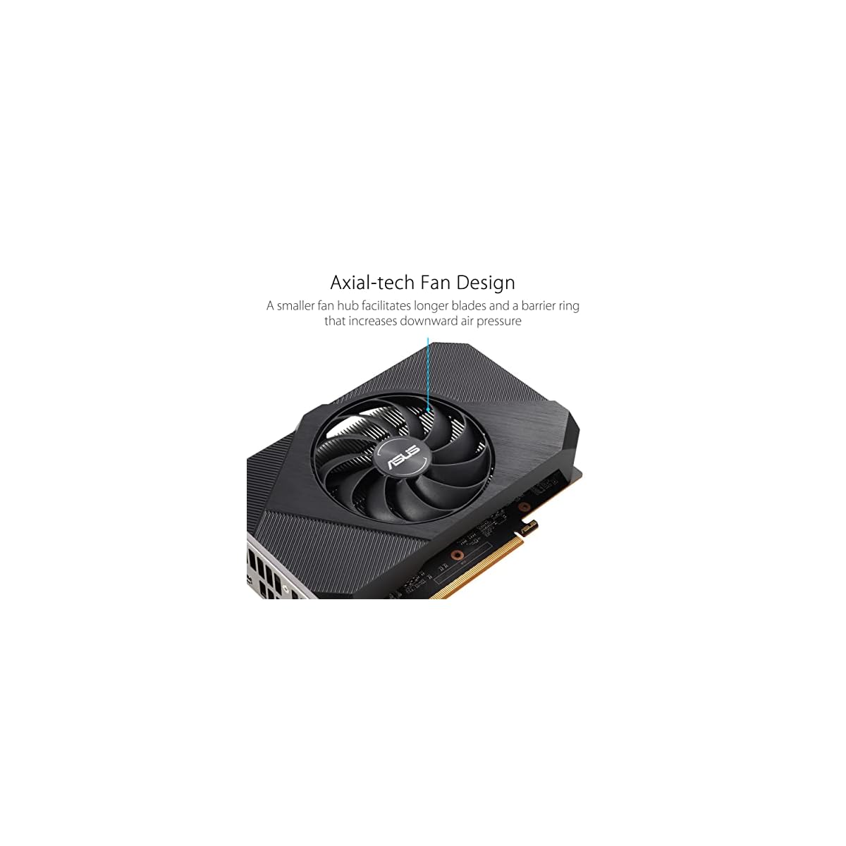 ASUS-Phoenix-AMD-Radeon-RX-6400-Scheda-Grafica-Gaming-AMD-RDNA-2-PCIe-40-4GB-GDDR6-HDMI-21-DisplayPort-14a-Ventole-Con-Design-Axial-Tech-e-Doppi-Cuscinetti-a-Sfera-Nero